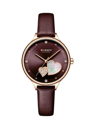 Women's Fashion Analog Wrist Watch - 33 mm - Burgundy 