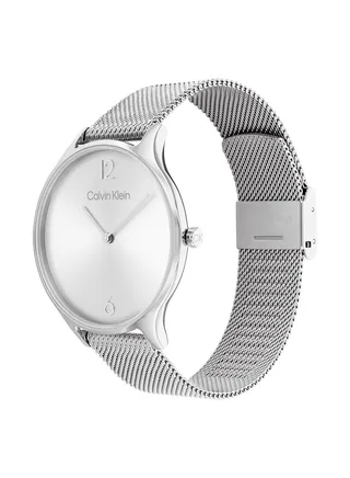 Analog Round Waterproof  Wrist Watch With Stainless Steel 25200001 