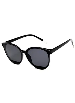 Trendy Round Sunglasses for Women and Men Plastic Frame UV400 Protection High-Quality Materials Fashionable Design Gift Package Included 