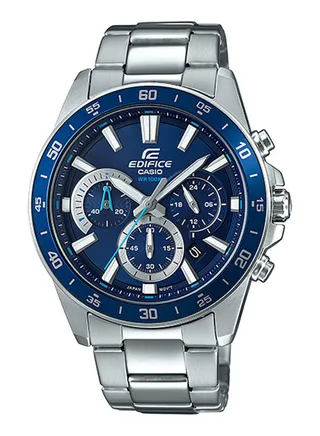 Men's Analog Stainless Steel Wrist Watch EFV-570D-2AVUDF - 42 Mm 