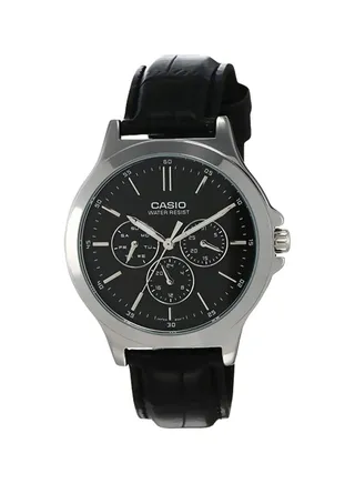 Men's Water Resistant Analog Watch MTP-V300L-1AUDF - 42 mm - Black 
