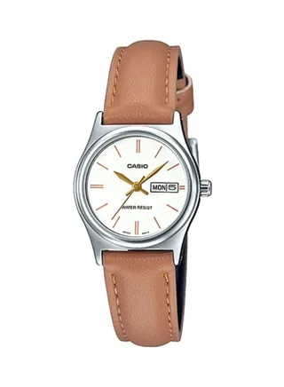 Women's Dress Timepiece Water Resistant Analog Watch LTP-V006L-7B2 - 25 mm - Brown 