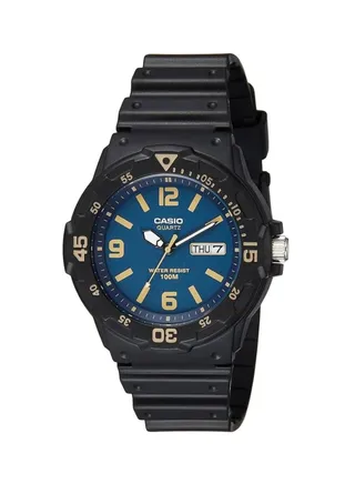 Boys' Youth Water Resistant Analog Watch MRW-200H-2B3VDF - 45 mm - Black 