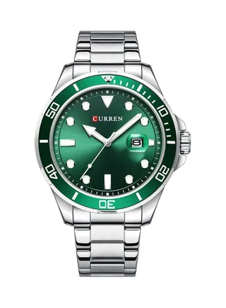 Men's Classic Luminous Analog Watch - 47 mm - Silver 