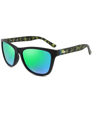 Rimmed Polarized Square Sunglasses for Men and Women 