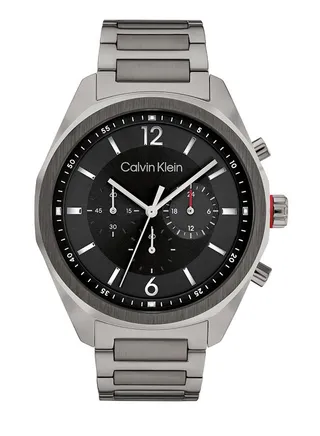 Men Chronograph Round Shape Stainless Steel Wrist Watch 25200267 45 mm 