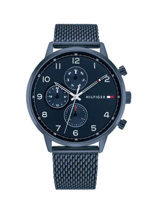 Men's Buckle Analog Round Stainless Steel Wrist Watch 1791990 - 44Mm 