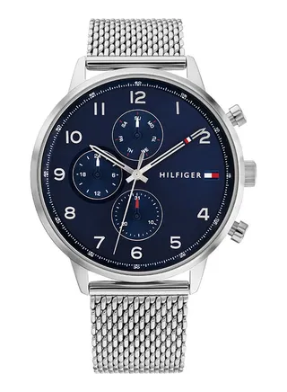 Men's Analog Round Shape Stainless Steel Wrist Watch 1792078 - 44 Mm 