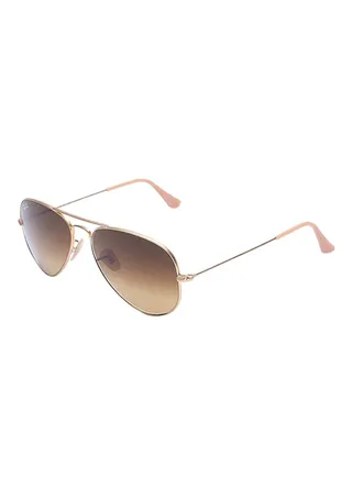 Men's Classic Aviator Sunglasses - Lens Size : 58 mm 
