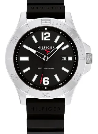 Men's Analog Round Shape Silicone Wrist Watch 1710539 - 46 Mm 