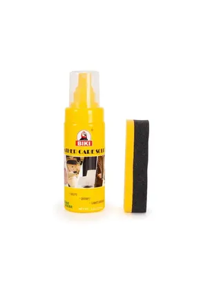 BIKI Leather Protection Solution Shiny Waterproof Spray for Shoes, Bags, Sofas  150ml with Sprayer Complete Shoe Care Kit 