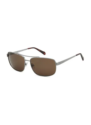 Men's UV Protection Rectangular Sunglasses - Fos 2130/G/S Mtdk Ruth 61 - Lens Size: 61 Mm 