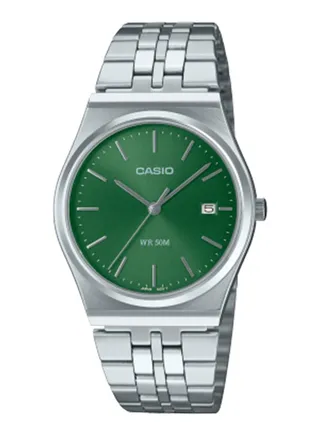 Unisex Analog Round Shape Stainless Steel Wrist Watch MTP-B145D-3AVDF - 35 Mm 