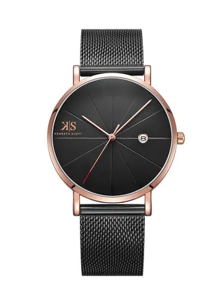 Stainless Steel Analog Wrist Watch K22013-KMBB 