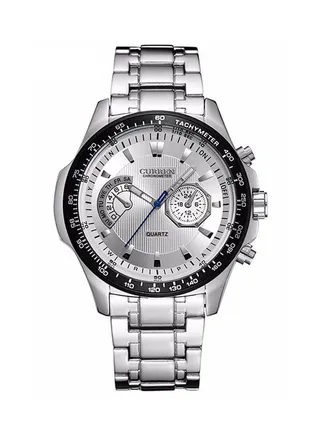 Men's Waterproof Stainless Steel Chronograph Watch WT-CU-8020-W 