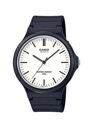Men's Youth Water Resistant Analog Watch MW-240-7EVDF - 48 mm - Black 