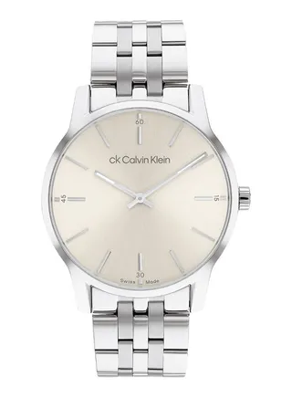 Unisex Analog Round Shape Stainless Steel Wrist Watch - 25000009 40 mm 
