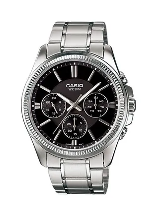 Men's Chronograph Dress Watch- MTP-1375D-1A - 42 mm - Silver 