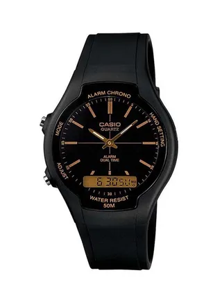 Men's Water Resistant Analog + Digital Watch AW-90H-9EVDF 