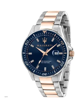 Men's Analog Stainless Steel Clasp Round Wrist Watch R8853140003 