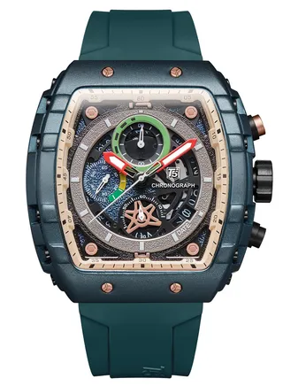T5 Men's Chronograph Silicone strap Watch 