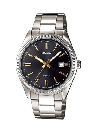 Men's Enticer Analog Watch MTP-1302D-1A2V - 39 mm - Silver 