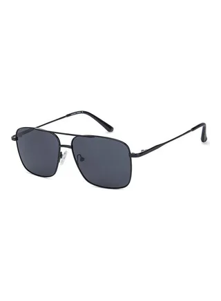 Unisex Polarized Rectangular Sunglasses - VC S13118 - Lens Size: 57Mm 