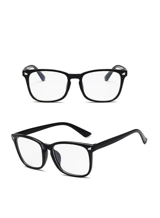 ORiTi Blue Light Blocking Clear Transparent Computer Glasses Gaming Anti Blue ray Anti Eye Strain Eyeglasses Transparent Lens 