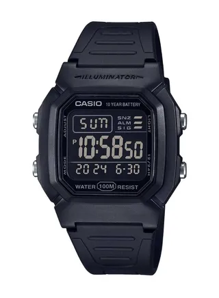 Digital Resin Band Unisex Watch W-800H-1BVDF 