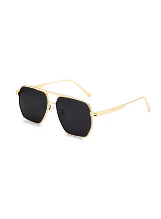 Trendy Metal Frame Polarized Sunglasses for Women and Men High-Definition UV400 Lenses High-Quality Materials Exclusive Design Outdoor Fashion Accessory Gift Package Included 