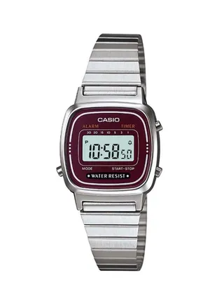 Women's Stainless Steel Digital Wrist Watch LA670WA-4DF 