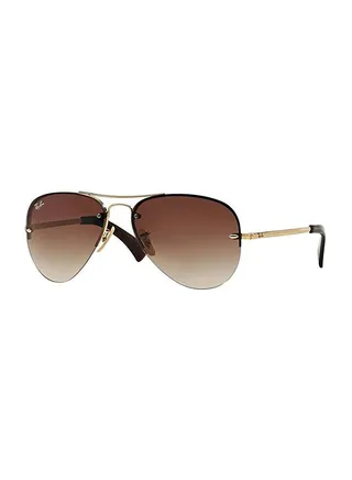 UV Protection Aviator Sunglasses - RB3449-001/13 - Lens Size: 59 mm - Gold 