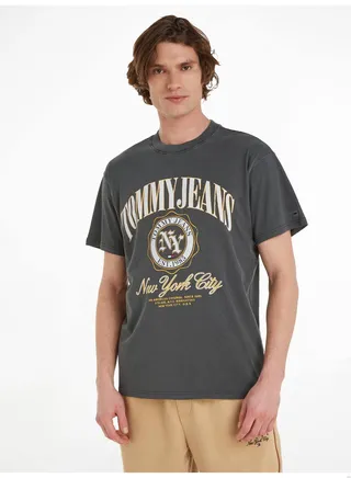 Men's Varsity Logo Relaxed Fit T-Shirt, Black 