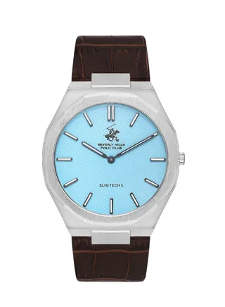 Beverly Hills Polo Club Men 's Light Blue dial watch - BP3607X.302 