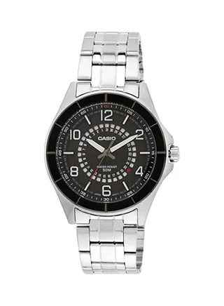 Men's Analog Wrist Watch MTF-118BD-1AVDF - 46 mm - Silver 