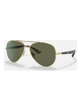 Arista Gold Medium Polarized Sunglasses - RB3675 001/58 58-14 135 3P 