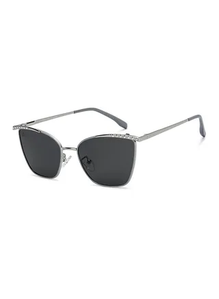 Women's Women's Polarized Cat Eye Sunglasses - VC S16465 - Lens Size: 55 Mm 