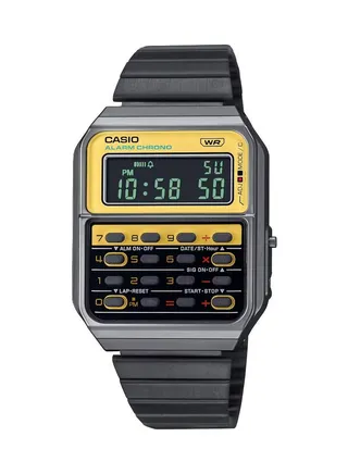 Vintage Digital Calculator Stainless Steel Watch CA-500WEGG-9ADF 