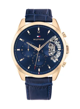 Men's Leather Analog Watch-1710451 