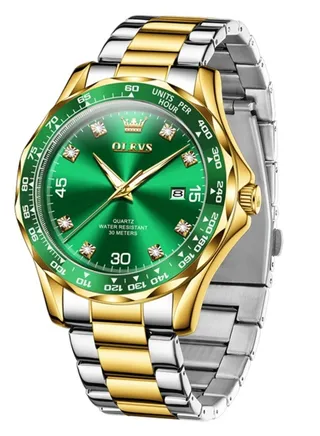 Watch for Men Quartz Stainless Steel Water Resistant Watch 41mm Silver 9988 