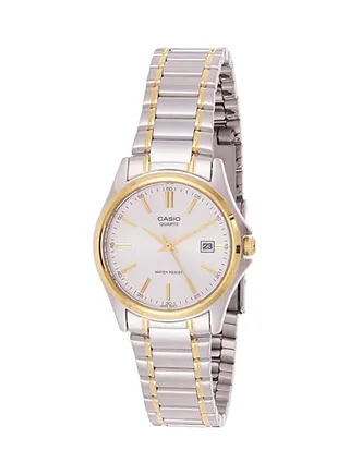 Women's Water Resistant Stainless Steel Analog Watch LTP1183G-7A - 29 mm - Silver/Gold 