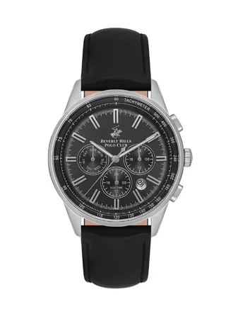 BEVERLY HILLS POLO CLUB Men's Multi Function Black Dial Watch - BP3550X.351 