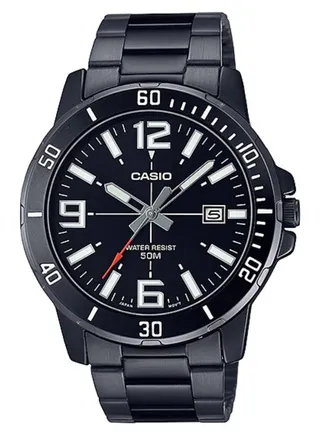 Casio MTP-VD01B-1BVUDF Enticer Quartz Stainless Steel Men's Watch 