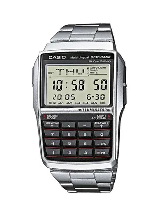 Men's General Data Bank Watch DBC-32D-1ADF - 50 mm - Silver 