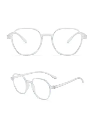 Blue Light Blocking Optical Eyeglasses - Stylish Oversized Frames, Clear Lens, Polarized. Top-rated Bluelight Protection for Reading, Work, & Screen Time. Vintage-Inspired, Lightweight Design. 