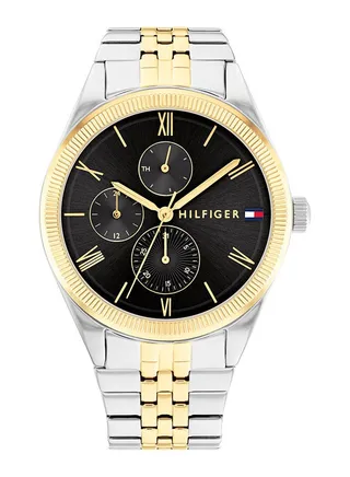 Women Analog Round Shape Stainless Steel Wrist Watch 38 mm 