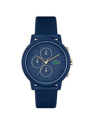 Men's Chronograph Round Shape Silicone Wrist Watch 2011248 - 43 Mm 