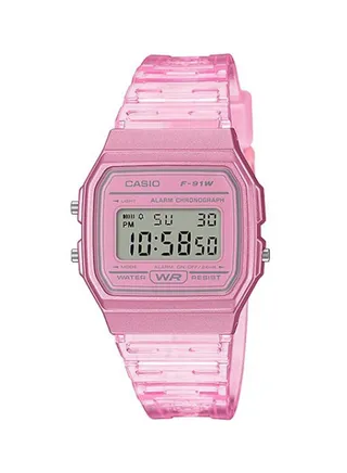 Women's Youth Digital Watch F-91WS-4DF - 46 mm - Pink 