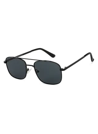 Unisex Polarized Rectangular Sunglasses - VC S14078 - Lens Size: 53 Mm 