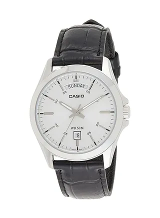 Men's Enticer Analog Watch MTP-1370L-7AVDF - 45 mm - Black 